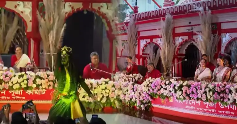 ঢাকেশ্বরী মন্দিরে মহালয়া অনুষ্ঠান